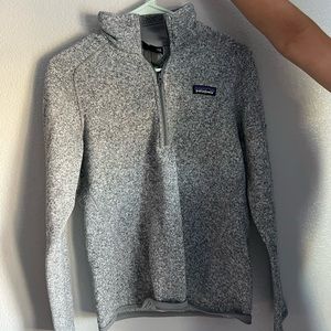 Grey Patagonia Quarter Zip